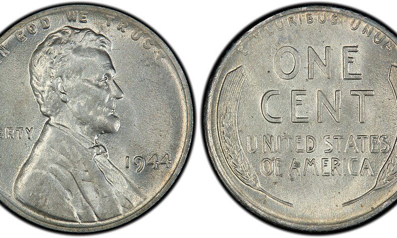 Featured image: 1944 Steel Wheat Penny Coin Value (Errors List, D, S & No Mint Mark Worth)