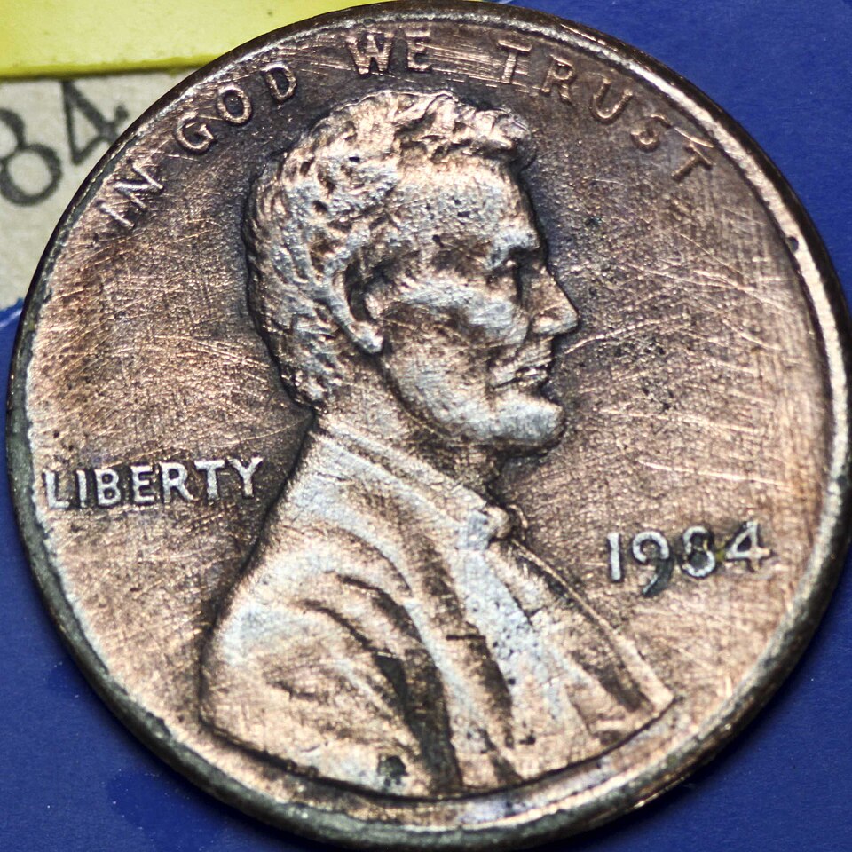 Illustration: 1984 Penny Value by Mint Mark: No Mint Mark, D, and S